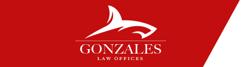 logo for gonzales law offices, california