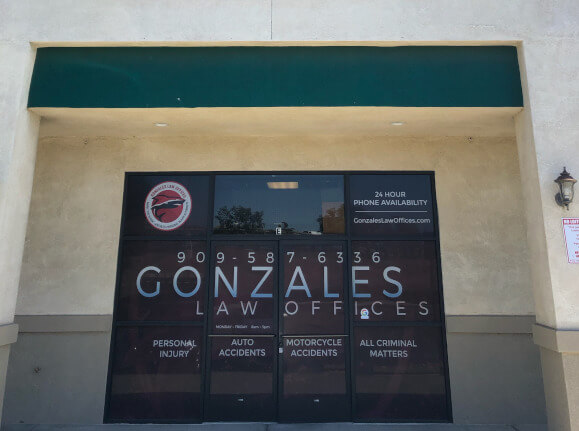 Gonzales Law Offices main office in Fontana, California, exterior