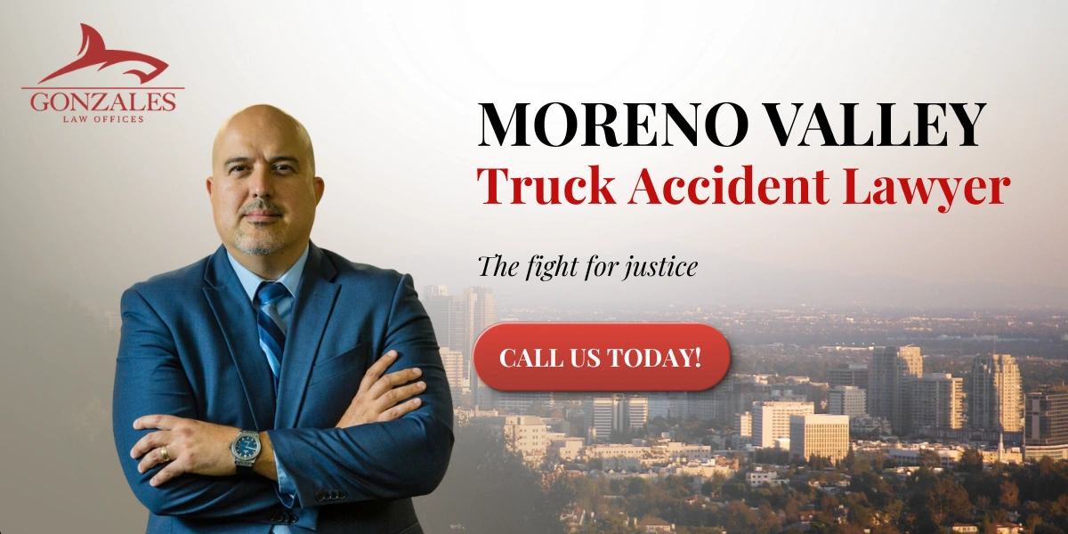 Abogado especializado en accidentes de camiones en Moreno Valley