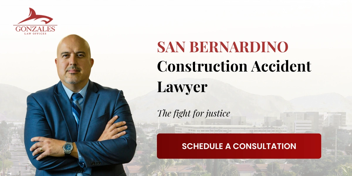 Abogado especializado en accidentes de construcción en San Bernardino